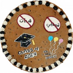 Graduation Cookie Cake