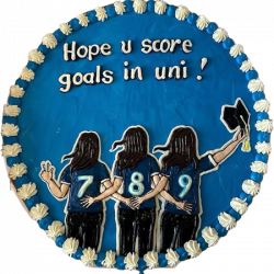 Graduation Cookie Cake