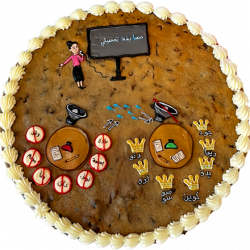 Graduation Cookie Cake